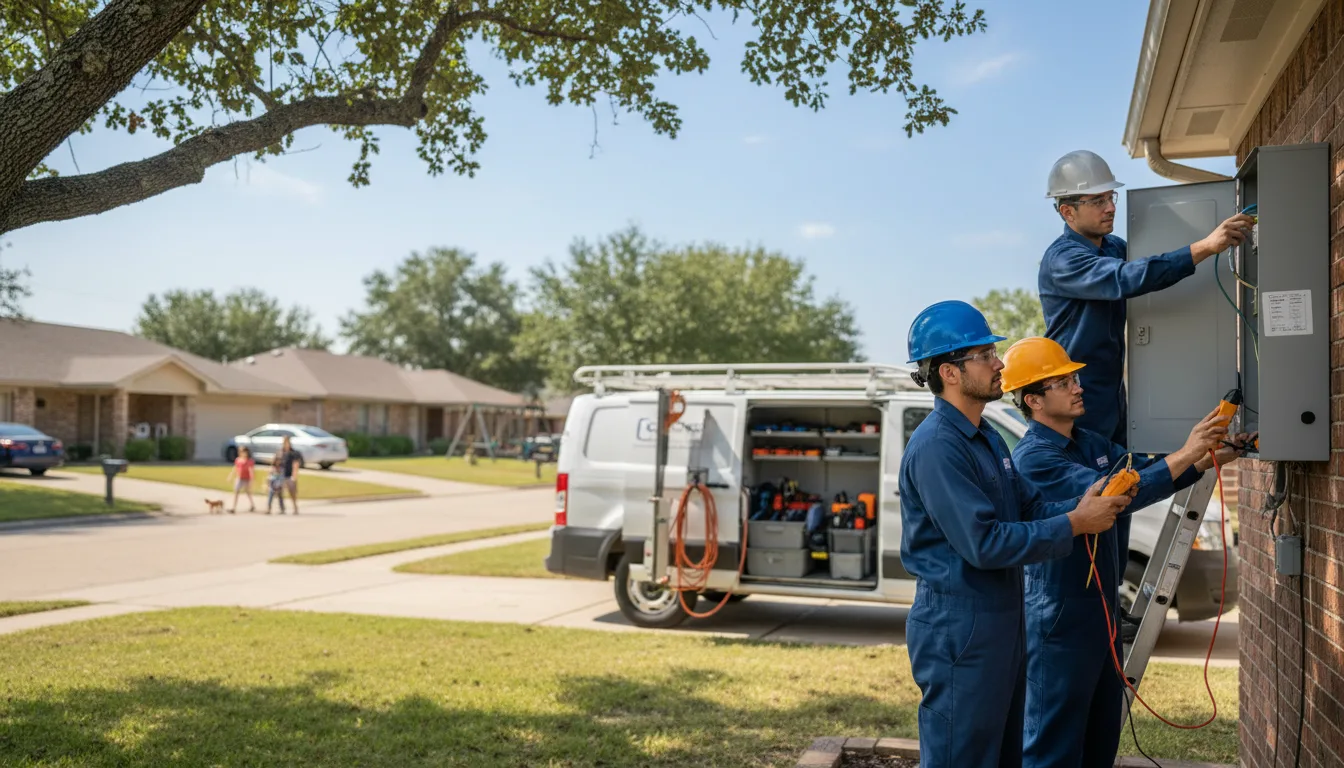 Certified electrician providing emergency electrical services in Davenport, NE